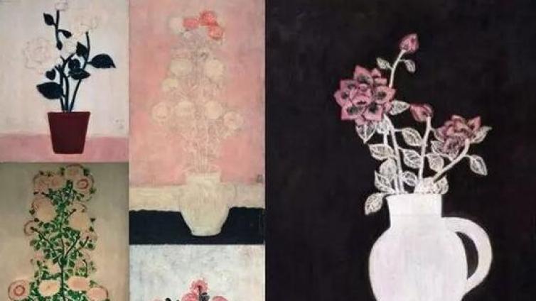 常玉：如今中国油画价格指数最高的艺术家  女子与花朵是他的最爱