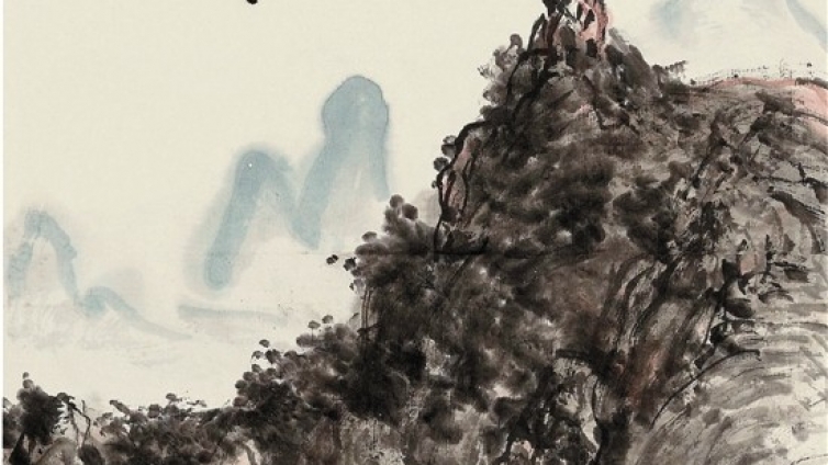 黄宾虹《浈阳峡》赏析——澄怀古道 浑厚华滋